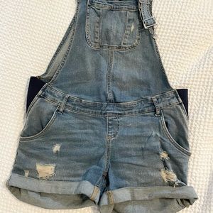 Indigo Blue Maternity Overalls